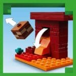 LEGO MINECRAFT BATALIE DEASUPRA LAVEI ÎN NETHER 21266 - imagine 5