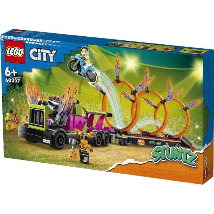 LEGO CITY CAMION DE CASCADORIE SI PROVOCAREA CERCURILOR DE FOC 60357 - imagine 6