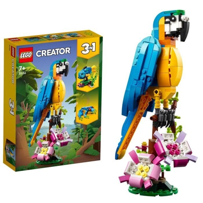 LEGO CREATOR PAPAGAL EXOTIC 31136 - imagine 6