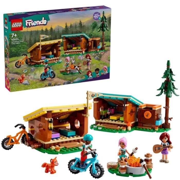 LEGO FRIENDS CABANE CONFORTABILE IN TABARA DE AVENTURI 42624 - imagine 6