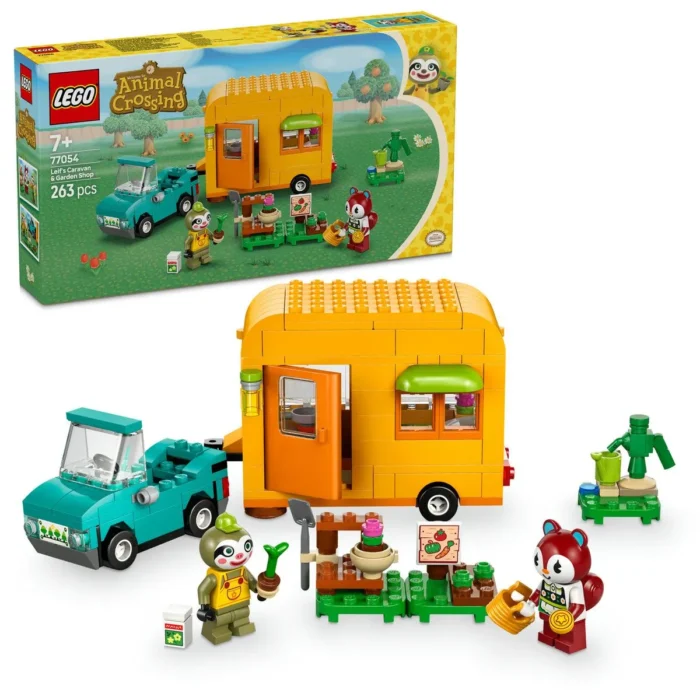 LEGO ANIMAL CROSSING CARAVANA SI MAGAZINUL DE GRADINARIT AL LUI LEIF 77054 - imagine 12