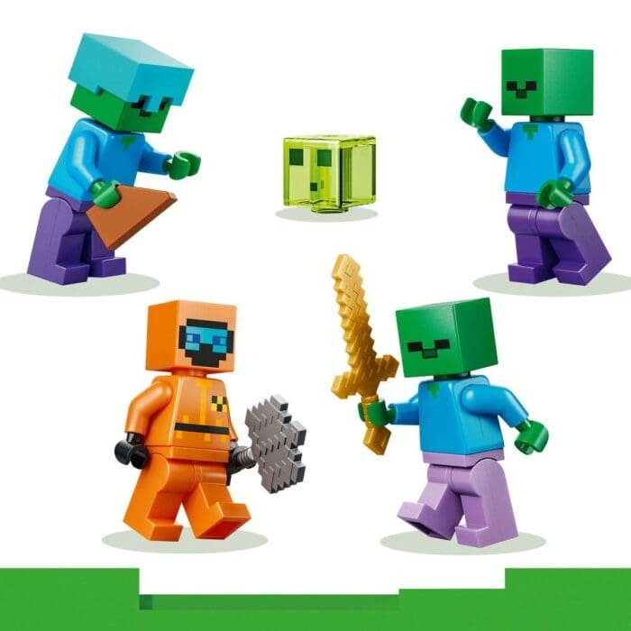 LEGO MINECRAFT TEMNITA CU ZOMBI 21587 - imagine 6