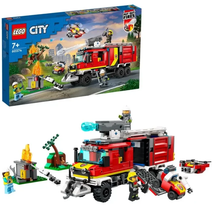 LEGO CITY MASINA UNITATII DE POMPIERI 60374 - imagine 12