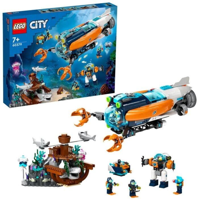 LEGO CITY SUBMARIN DE EXPLORARE LA MARE ADANCIME 60379 - imagine 6