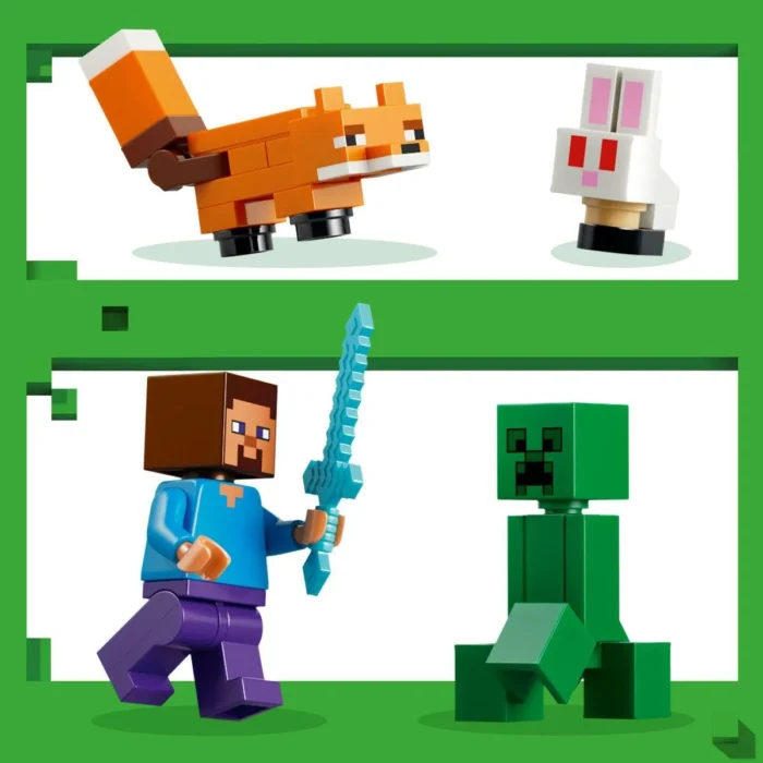 LEGO MINECRAFT AVENTURA DIN TAIGA A LUI STEVE 21583 - imagine 15