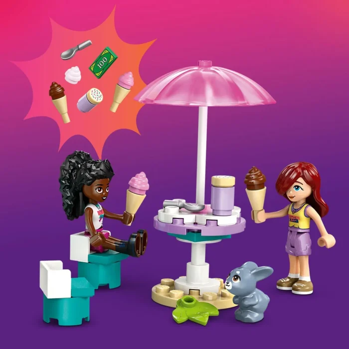 LEGO FRIENDS FURGONETA DE INGHETATA IN ORASUL HEARTLAKE 42644 - imagine 15