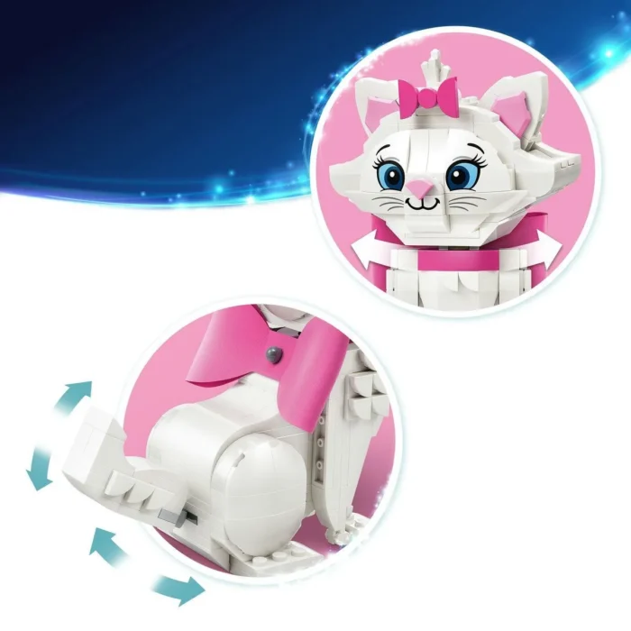 LEGO DISNEY THE ARISTOCATS ADORABILA MARIE DIN PISICILE ARISTOCRATE 43286 - imagine 15