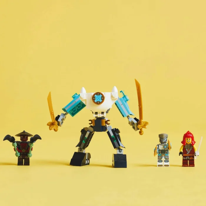 LEGO NINJAGO COSTUMUL ROBOT DE LUPTA AL LUI ZANE 71827 - imagine 15