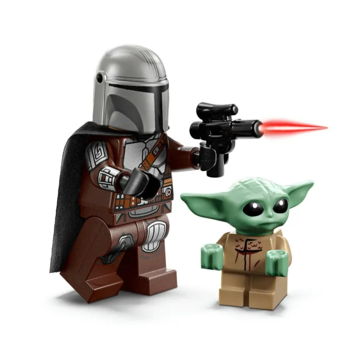 LEGO STAR WARS MOTOCICLETA RAPIDA A LUI MANDALORIAN SI GROGU 75436 - imagine 15
