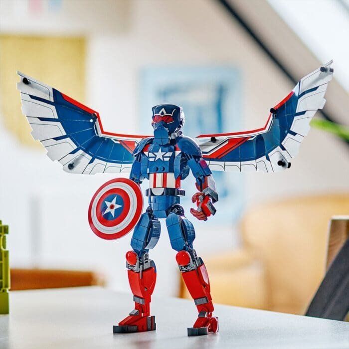 LEGO SUPER HEROES FIGURINA DE CONSTRUCTIE CAPITANUL AMERICA 76296 - imagine 8