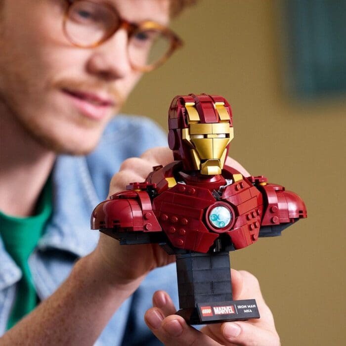 LEGO SUPER HEROES BUST IRON MAN 76327 - imagine 7