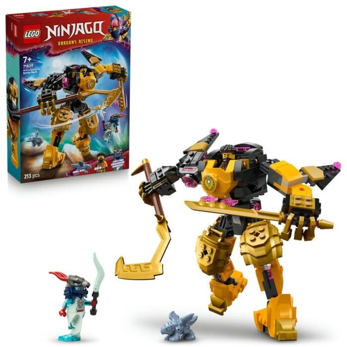 LEGO NINJAGO ROBOTUL DE LUPTA SPINJITZU A LUI ARIN 71839 - imagine 7