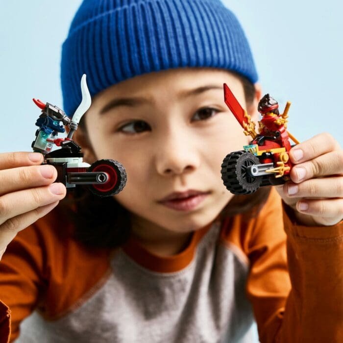 LEGO NINJAGO CURSA DE VITEZA CU MOTOCICLETA LUI KAI 71838 - imagine 7