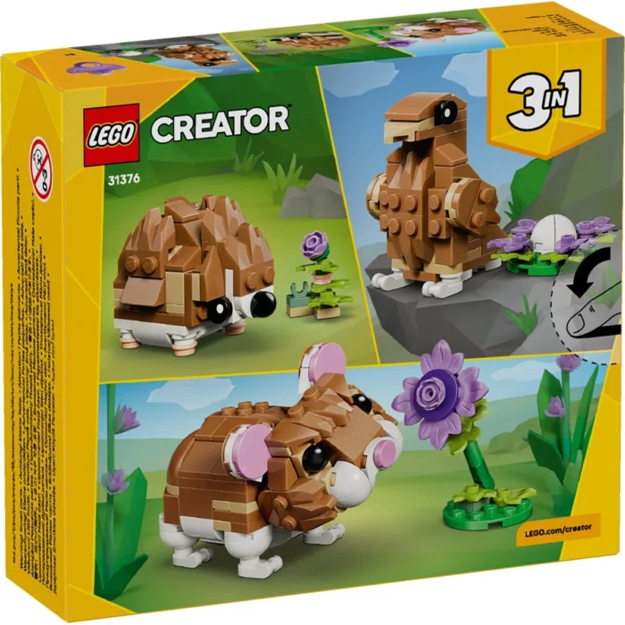 LEGO CREATOR HAMSTER ADORABIL CU O FLOARE 31376 - imagine 15