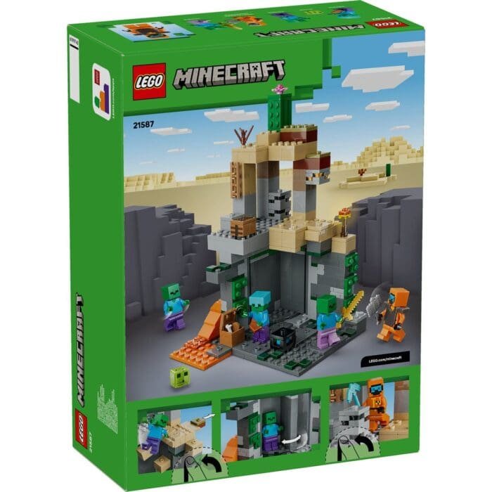 LEGO MINECRAFT TEMNITA CU ZOMBI 21587 - imagine 7