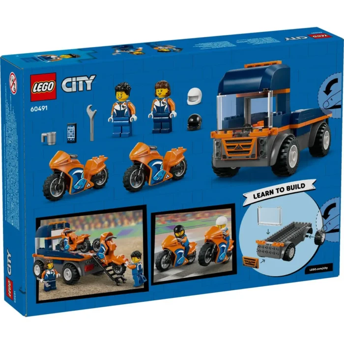 LEGO CITY TRANSPORTOR DE MOTOCICLETE 60491 - imagine 15
