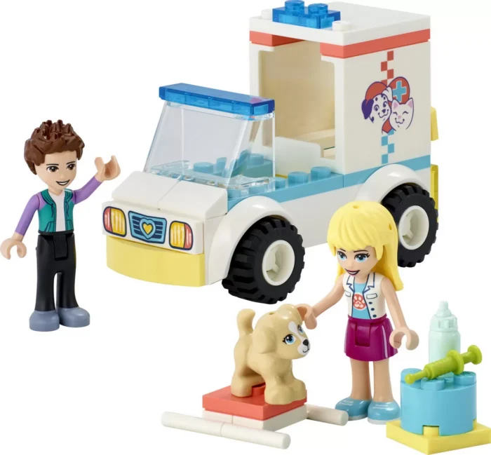 LEGO FRIENDS AMBULANTA CLINICII ANIMALUTELOR 41694 - imagine 15