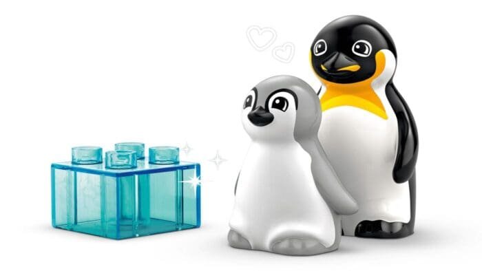 LEGO DUPLO FAMILII DE ANIMALE SALBATICE: PINGUINI SI LEI 10442 - imagine 7