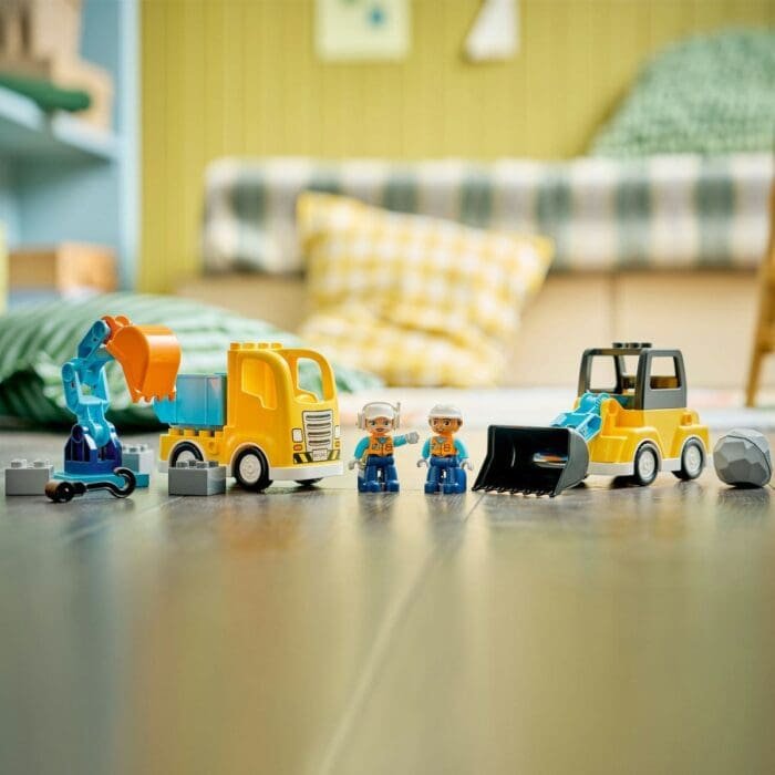 LEGO DUPLO VEHICULE DE CONSTRUCTII 3 IN 1 10475 - imagine 8