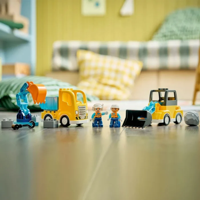 LEGO DUPLO VEHICULE DE CONSTRUCTII 3 IN 1 10475 - imagine 16