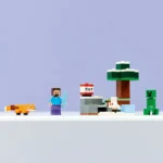 LEGO MINECRAFT AVENTURA DIN TAIGA A LUI STEVE 21583 - imagine 16