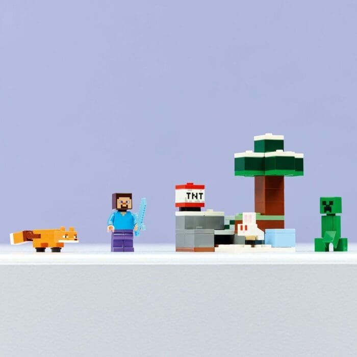 LEGO MINECRAFT AVENTURA DIN TAIGA A LUI STEVE 21583 - imagine 7