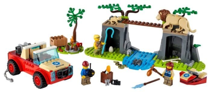 LEGO CITY MASINA DE TEREN PENTRU SALVAREA ANIMALELOR SALBATICE 60301 - imagine 8