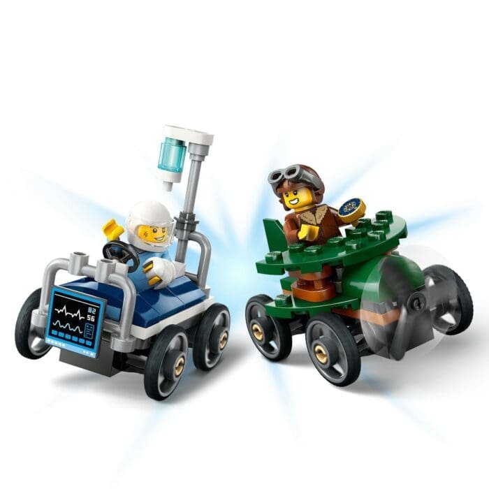 LEGO CITY PACHET DE CURSE AVION VS. PAT DE SPITAL 60459 - imagine 7