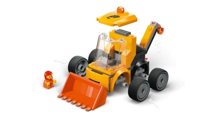 LEGO CITY VEHICULE INCARCATOR DE CONSTRUCTII 60483 - imagine 16