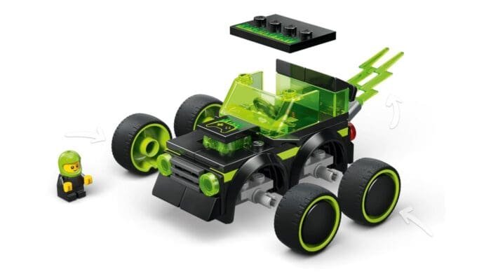 LEGO CITY VEHICULE MASINA DE CURSE DIN JOCURI VIDEO 60484 - imagine 8
