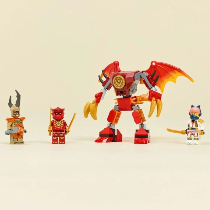 LEGO NINJAGO PACHET DE LUPTA CU ROBOTUL DRAGON AL LUI KAI 71851 - imagine 16