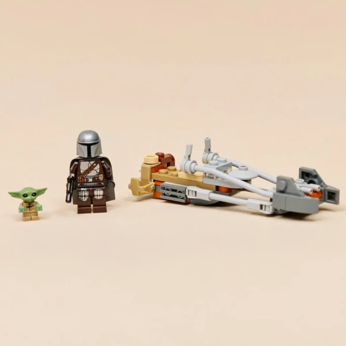 LEGO STAR WARS MOTOCICLETA RAPIDA A LUI MANDALORIAN SI GROGU 75436 - imagine 16