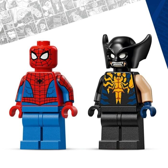 LEGO MARVEL OMUL PAIANJEN IN MASINA VS WOLVERINE VENOMIZAT 76336 - imagine 8