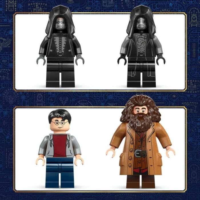 LEGO HARRY POTTER HAGRID SI HARRY IN FUGA DE PE ALEEA BOSCHETELOR 76459 - imagine 9
