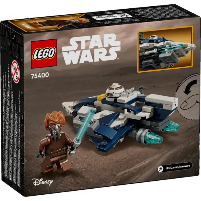 LEGO STAR WARS MICRONAVA DE LUPT JEDI STARFIGHTER A LUI PLO KOON 75400 - imagine 17