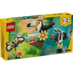 LEGO CREATOR ANIMALE SALBATICE TUCAN TROPICAL 31173 - imagine 17