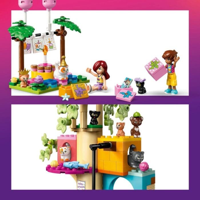 LEGO FRIENDS PETRECERE DE ZIUA DE NASTERE A PISICII SI CASUTA IN COPAC 42666 - imagine 9