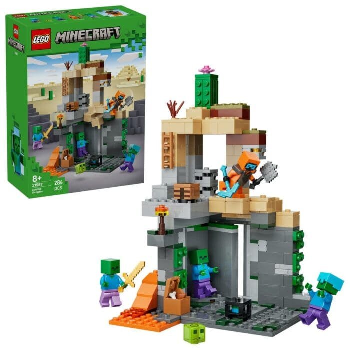 LEGO MINECRAFT TEMNITA CU ZOMBI 21587 - imagine 8
