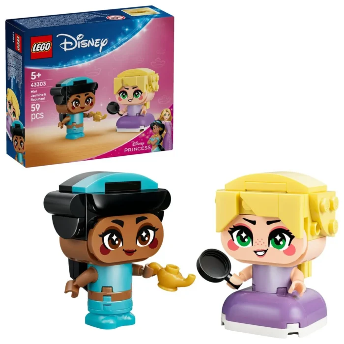 LEGO DISNEY PRINCESS MINIPRINTESELE JASMINE SI RAPUNZEL 43303 - imagine 16