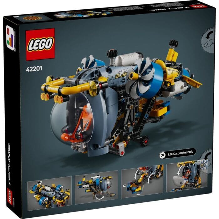 LEGO TECHNIC SUBMARIN DE CERCETARE 42201 - imagine 8