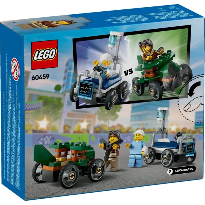 LEGO CITY PACHET DE CURSE AVION VS. PAT DE SPITAL 60459 - imagine 17