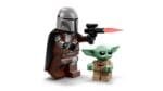 LEGO STAR WARS MOTOCICLETA RAPIDA A LUI MANDALORIAN SI GROGU 75436 - imagine 9