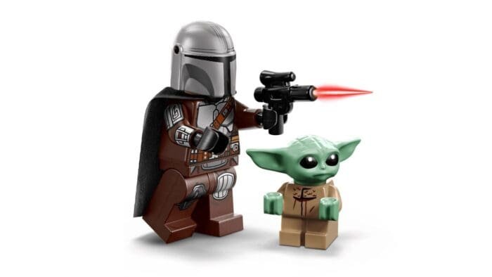 LEGO STAR WARS MOTOCICLETA RAPIDA A LUI MANDALORIAN SI GROGU 75436 - imagine 9