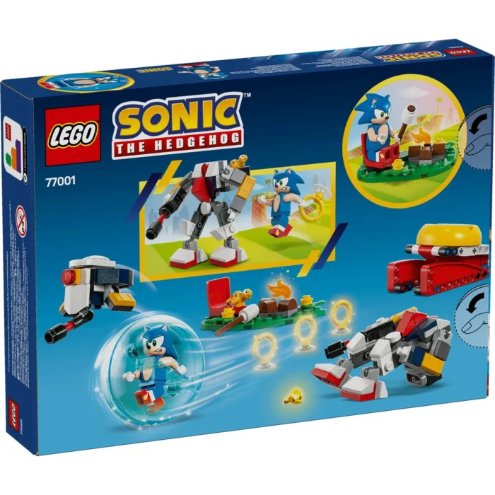 LEGO SONIC ÎNFRUNTARE LA FOCUL DE TABARA AL LUI SONIC 77001 - imagine 9