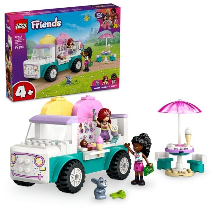 LEGO FRIENDS FURGONETA DE INGHETATA IN ORASUL HEARTLAKE 42644 - imagine 9