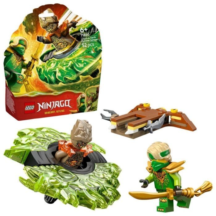 LEGO NINJAGO LLOYD VS SPINNERUL MONSTRU DE PAMANT 71850 - imagine 9