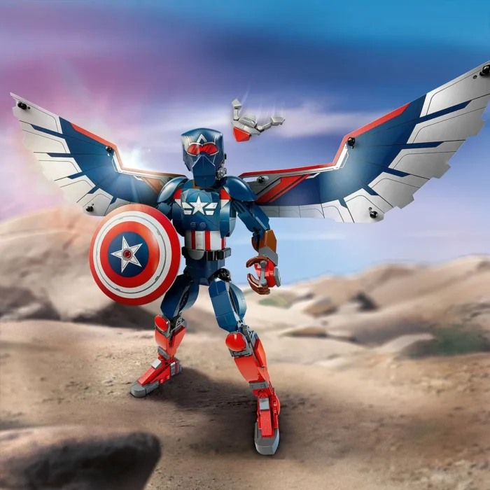 LEGO SUPER HEROES FIGURINA DE CONSTRUCTIE CAPITANUL AMERICA 76296 - imagine 18