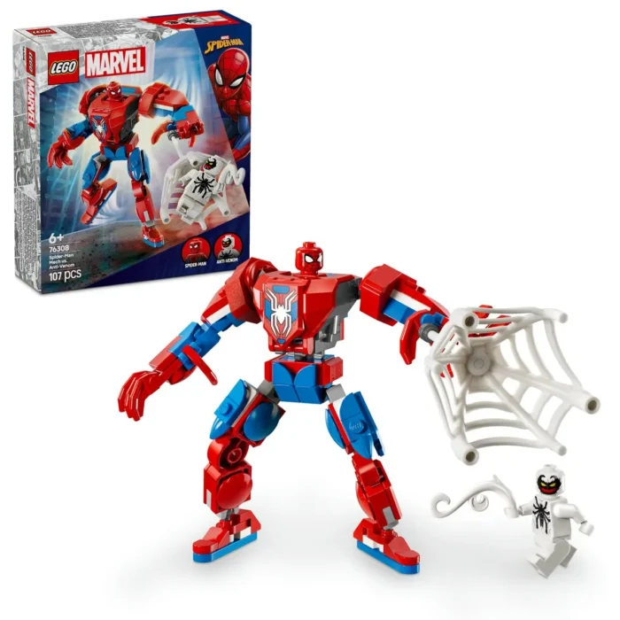 LEGO SUPER HEROES ROBOTUL OMUL PAIANJEN VS. ANTI-VENOM 76308 - imagine 18