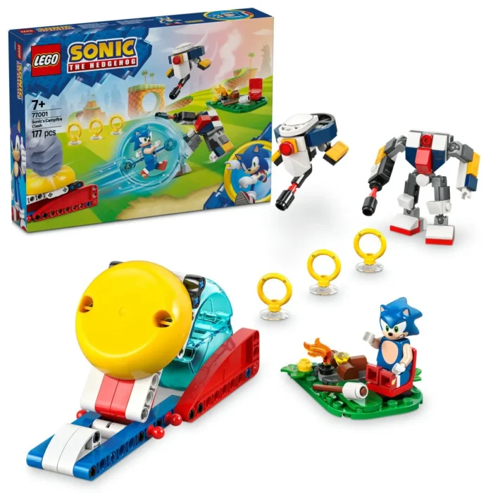 LEGO SONIC ÎNFRUNTARE LA FOCUL DE TABARA AL LUI SONIC 77001 - imagine 10