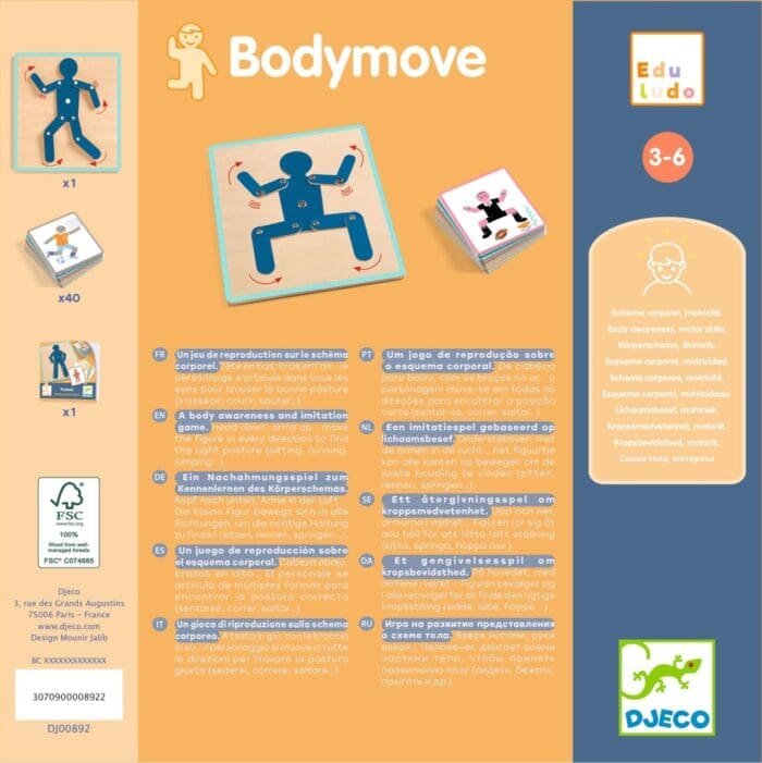 Joc Eduludo Bodymove, Djeco - imagine 4